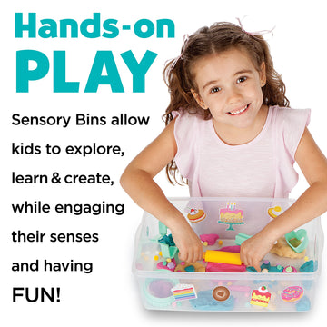 Creativity for Kids Sensory Bin: Bake Shop - Pretend Play Kindergarten Learning Activities, Sensory Toys for Kids Ages 3-4+, Tod