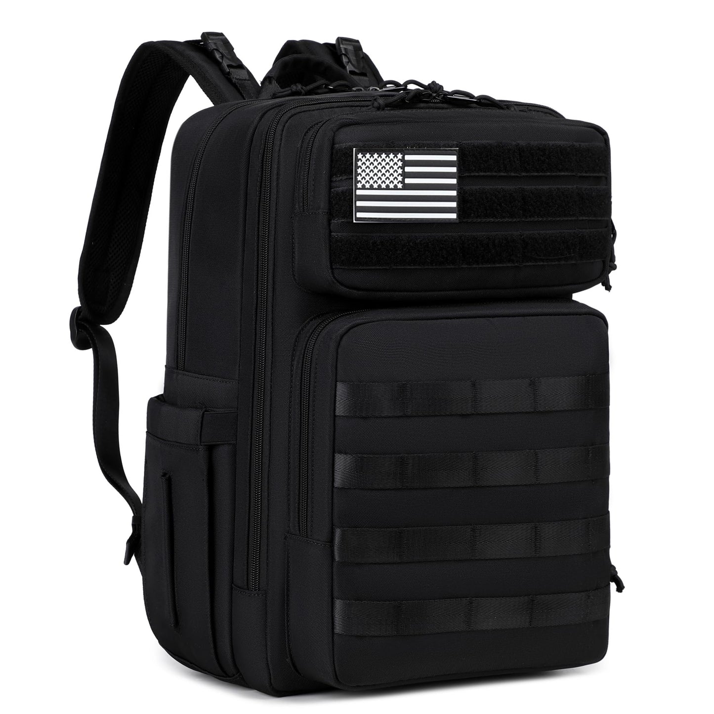 LORADI Large Dad Diaper Bag Backpack, Tactical Style, Black