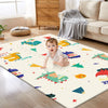 Baby Play Mat, 74 X 50 Inch Play Mat Perfect For Use Baby Playpen, Foldable Baby Foam Playmat For Floor, Portable Waterproof Act