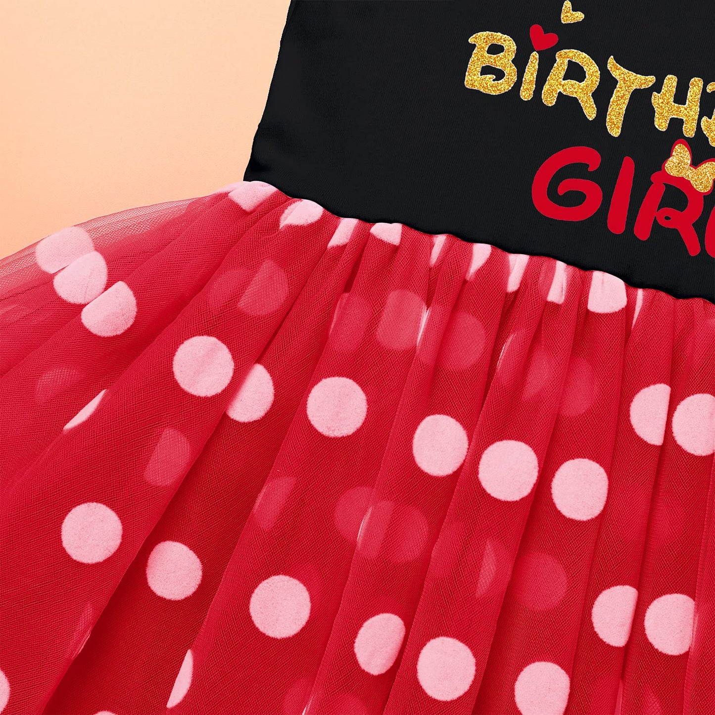 Imekis Mouse 1St Birthday Outfit Baby Girls Dress Polka Dots Mini Tutu Skirt Headband One Year Old Cake Smash Photo Shoot Toddle