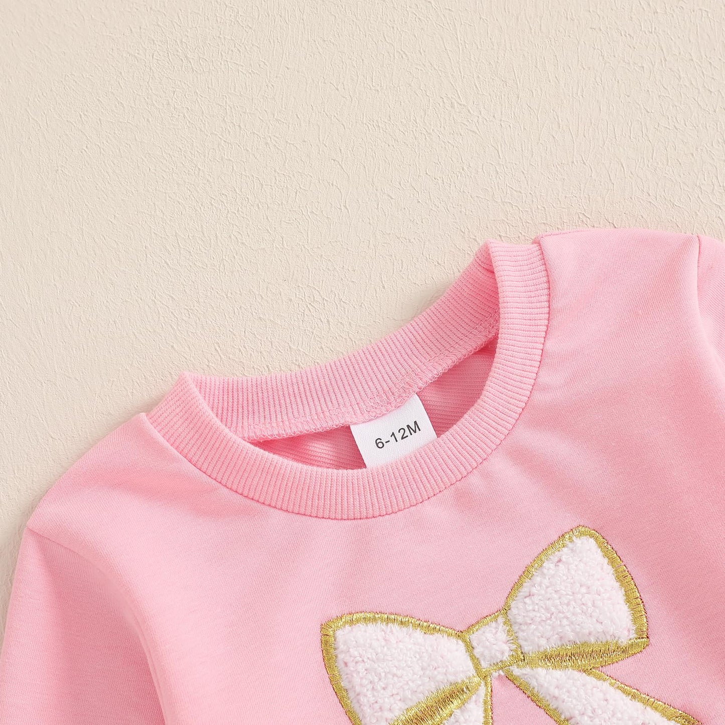 Toddler Baby Girl Valentine'S Day Outfit Love Heart Bow Sweatshirt And Tulle Tutu Skirts Little Girls Spring Clothes (White Be M