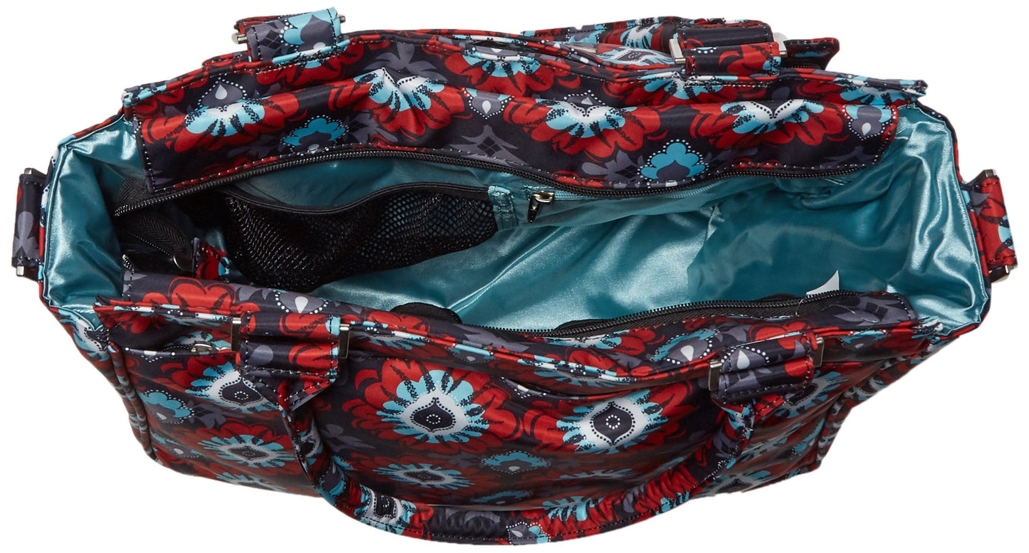 Jujube Be Classy Structured Multi-Functional Diaper Bag/Purse, Classic Collection - Sweet Scarlet