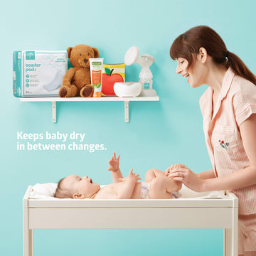 Medline Booster Pads With Adhesive, 192 Count, Baby Diaper Doubler For Overnight Use To Help Eliminate Leaks