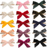 Insowni 15 Pack Solid Velvet Bow Super Stretchy Nylon Headbands Hairbands Accessories For Baby Girls Toddlers Newborns Infants K