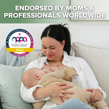 Haakaa Silicone Breast Pump & Silicone Cap (Blush) 5Oz/150Ml, Gen.2