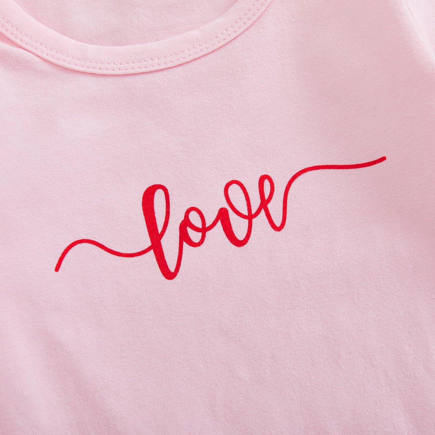 Citgeett My First Valentines Day Baby Girl Outfit Love Long Sleeve Romper Jumpsuit Valentines Onesie Newborn Spring Clothes (Val