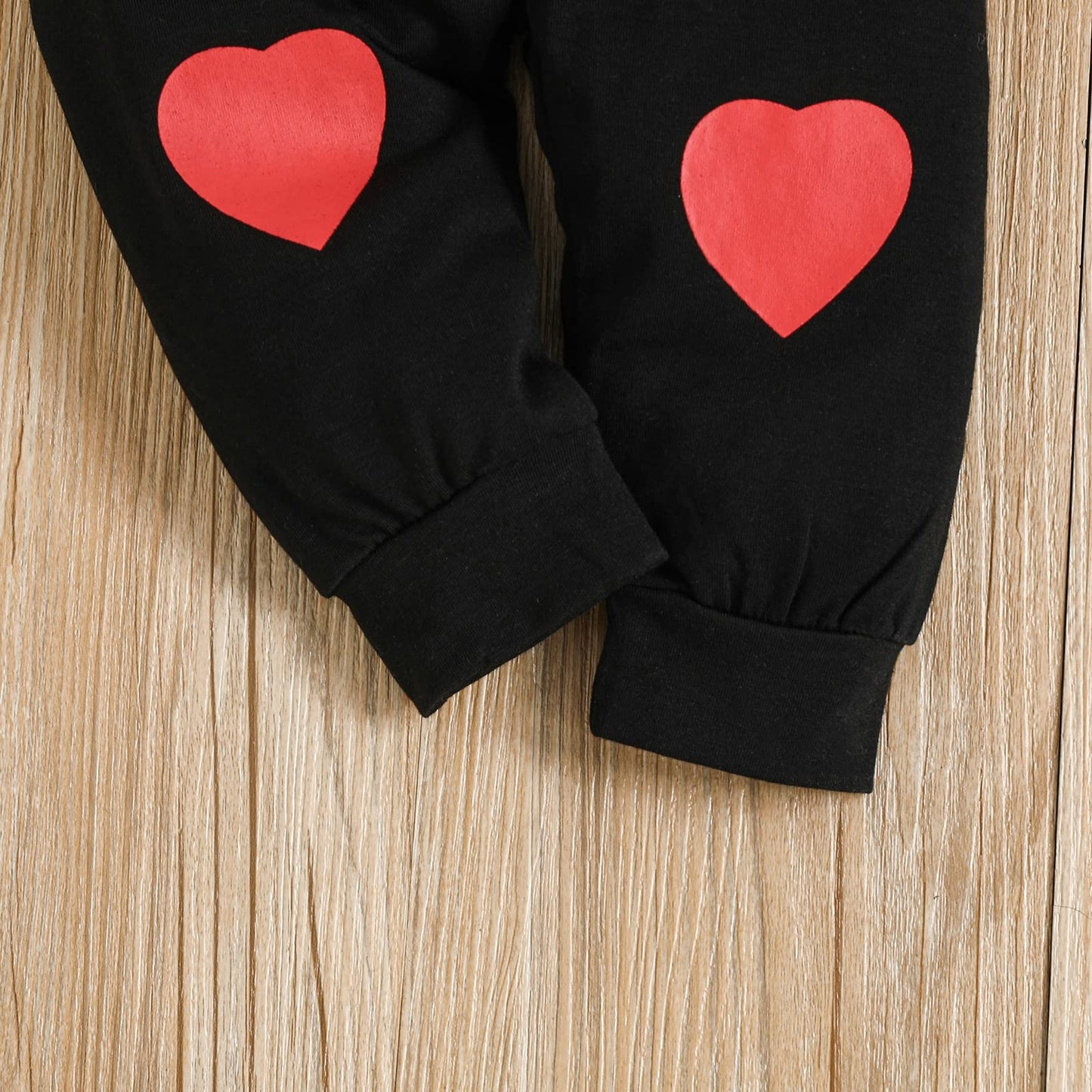 Odimame My 1St Valentines Baby Boy Outfits 0-3 Months Newborn Romper Clothes Pants Set Cute Hat Black 70Cm