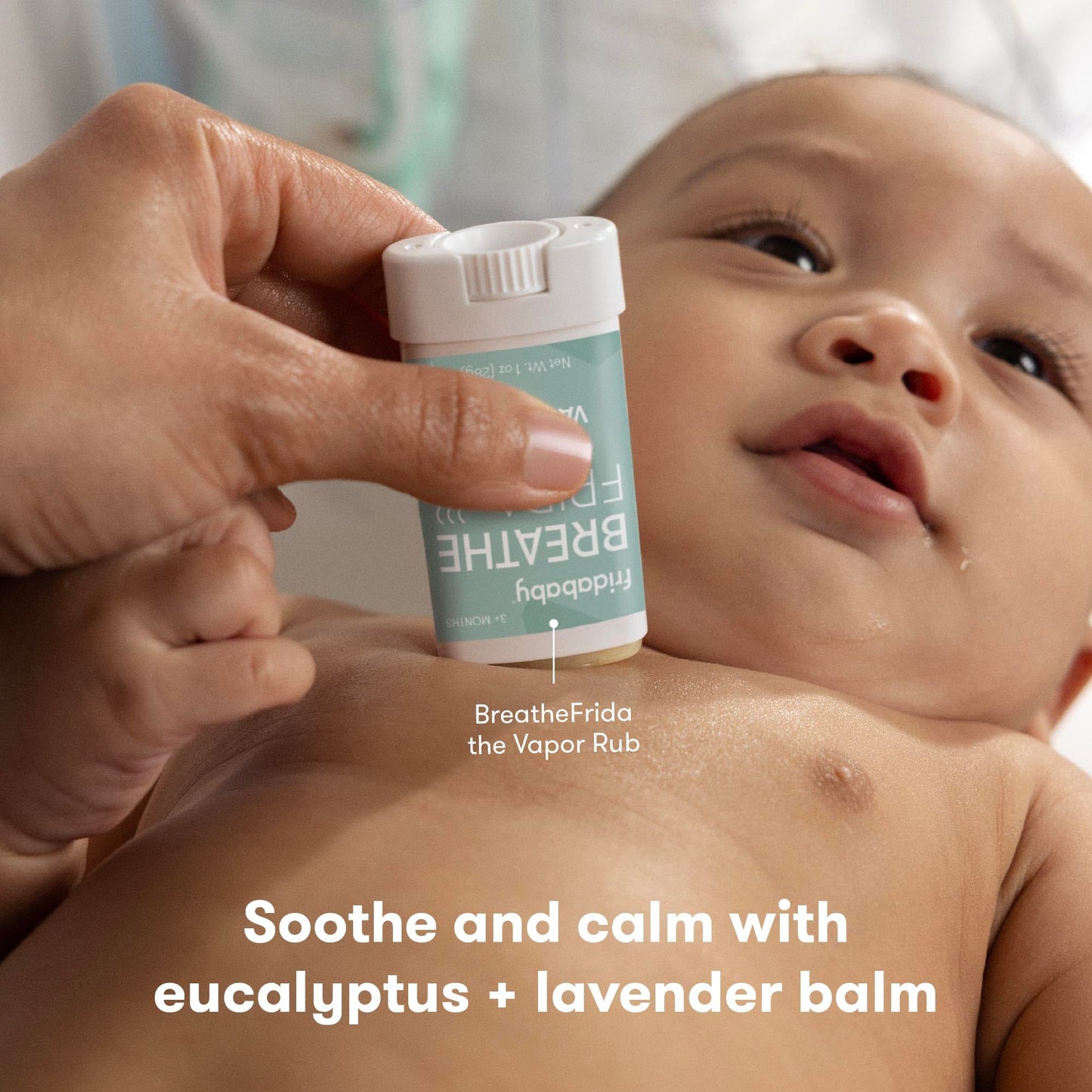 Frida Baby Breathe Easy Kit Sick Day Baby Essentials - Vapor Wipes, Vapor Rub + Organic Vapor Drops To Help Baby Breathe Easy, N