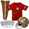 Franklin Sports San Francisco 49Ers Kids Nfl Uniform Set - Youth Nfl Team Jersey, Helmet, Pants + Apparel Costume - Official Nfl