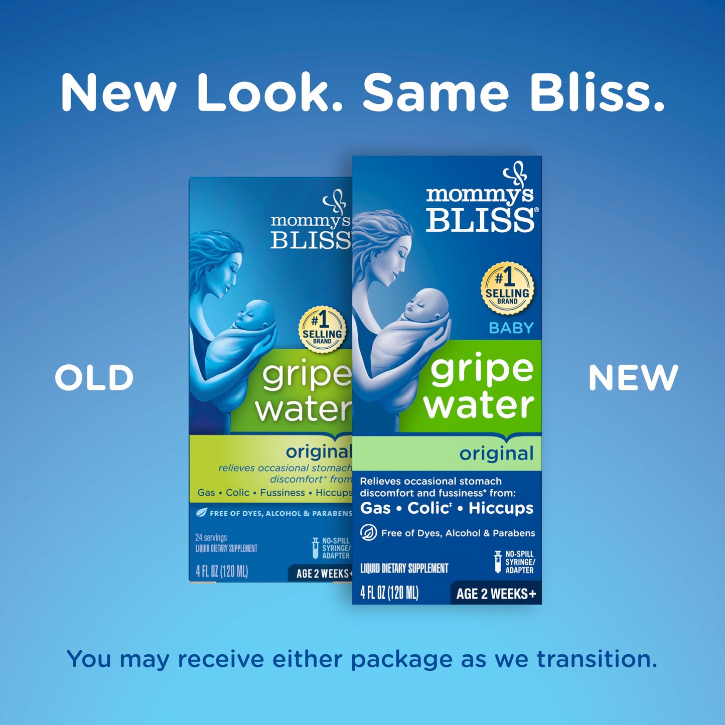 Mommy'S Bliss Gripe Water Original, Infant Gas & Colic Relief, Gentle & Safe, 2 Weeks+, 4 Fl Oz (Pack Of 1)