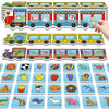 Quilinz Magnetic Sorting Toys,Animal&Vegetable&Fruit&Food&Ball Fridge Magnets for Kids,Recognition Games,Toddler Magnets for Ref