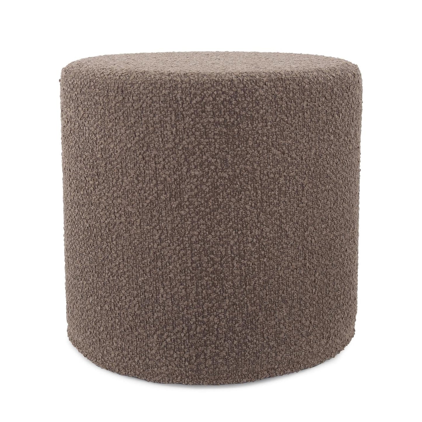 Howard Elliott Collection No-Tip Cylinder Round Ottoman - Pouf with Polyester Cover - Multi-Use Footstool, Side Table or Seat fo
