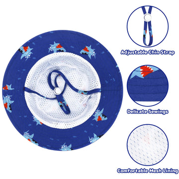 Toddler Sun Hat Baby Sun Hats 12-18 Months Toddler Hats Boys Age 1-2 Baby Beach Hat Toddler Swim Hat Toddler Boy Sun Hat