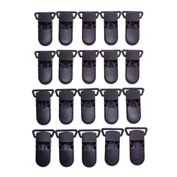 Sutoyuen 25Pcs Pacifier Clips Holders Suspender Mitten Binky Clip For Diy Teething Toys Baby Blankets Bib Holder Suit For 20Mm R
