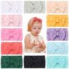 Jollybows 12Pcs Baby Nylon Headbands With Bow Elastic Hairband For Girls Newborn Infant Toddlers Kids Hair Accessories- Soft Lig