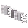 Little Treasure Unisex Baby Cotton Flannel Burp Cloths, Gentleman 7-Pack, One Size