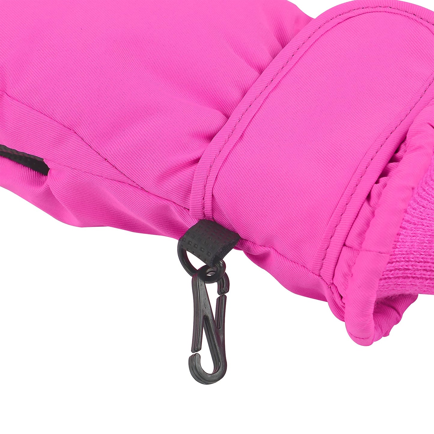 American Trends Toddler Mittens Snow Boys Waterproof Gloves Kids Ski Winter Gloves For Girls Infant Baby Mittens Black 4-6 Years