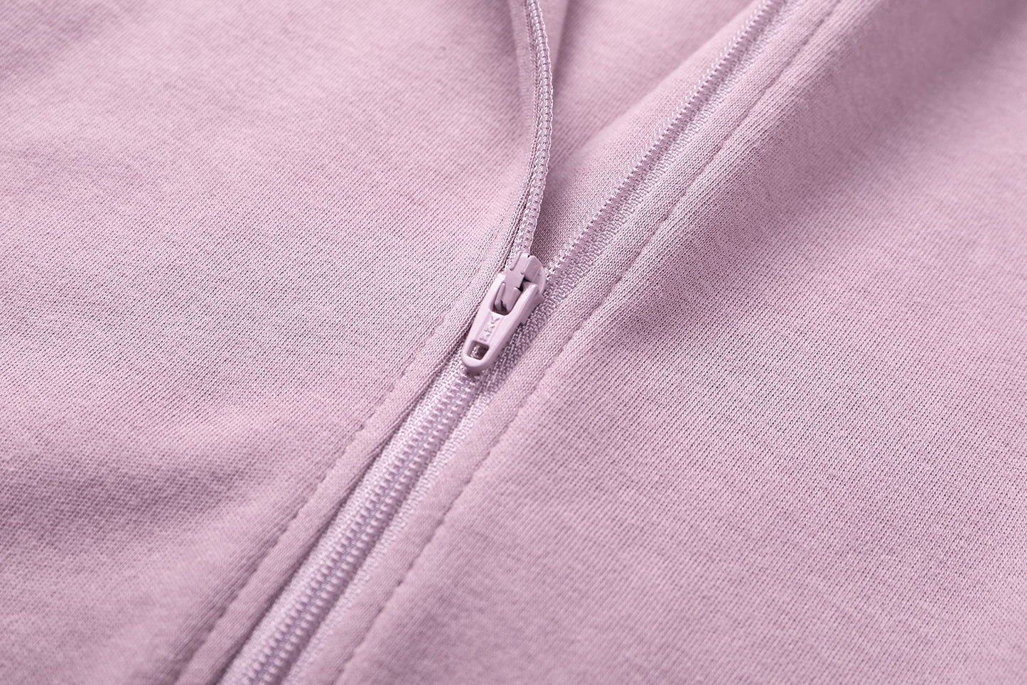 O2 Baby Baby Boys Girls Organic Cotton Zip Front Sleeper Pajamas, Footed Sleep 'N Play(Newborn, Mauve)