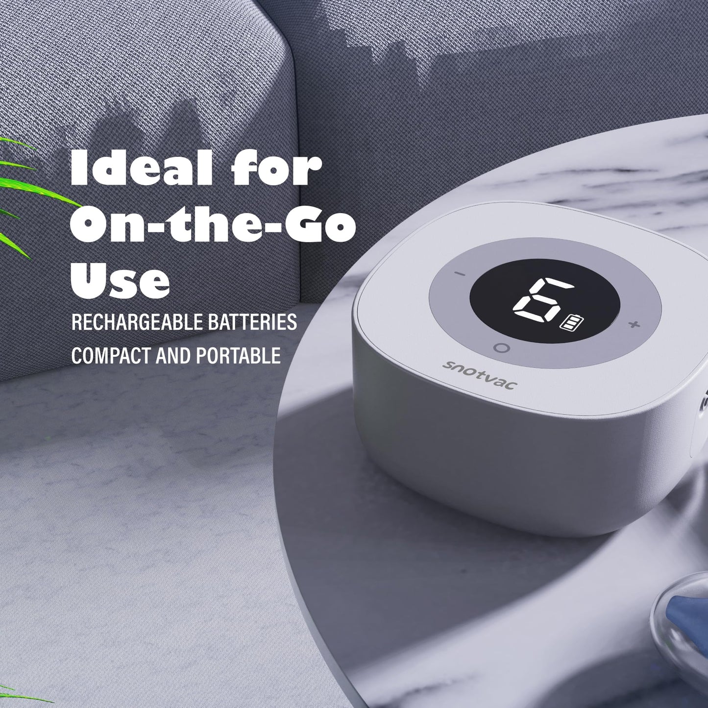 Electric Nasal Aspirator For Baby - Advanced Hospital Grade 10X Suction - Rechargeable Nose Sucker Snot Booger Cleaner For Newbo