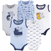 Yoga Sprout Cotton Bodysuit, 5 Pack, Fisherman, 12-18 Months