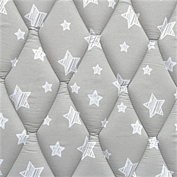 Premium Foam Baby Play Mat 71 ' 'X59 ' ', One-Piece Crawling Mat Non Slip Cushioned Baby Mats For Playing 71X59 Inches, Grey Sta
