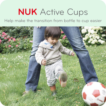 Nuk Active Spill Proof Sippy Cup, 10 Oz, 2 Pack, 8+ Months, Pink - Bpa Free, Spill Proof Sippy Cup