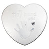 C.R. Gibson 3 Piece Baby Handprint & Footprint Kit, 6.5' X 6.25', Heart First