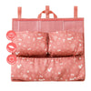 BabyToLove Crib & Caddy Organizer | Convenient Baby Essentials Organizer | Traveling with Baby | Pink Forest