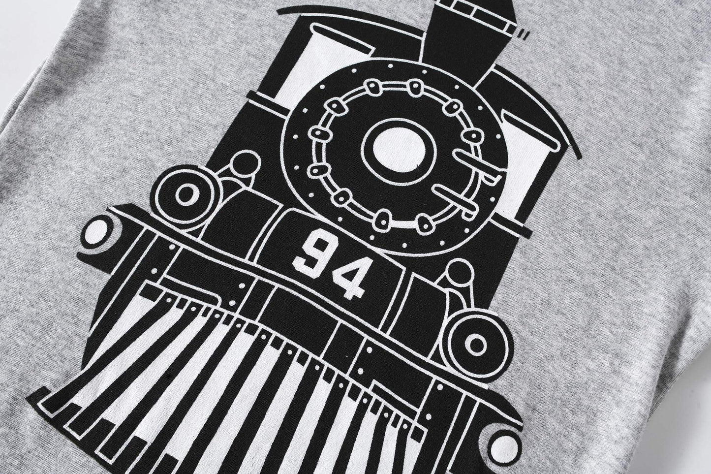 Boys Pajamas Train 100% Cotton Pjs Toddler 2 Piece Long Sleeve Sleepwear Kids Clothes Set 7T