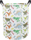 HKEC Dinosaur Laundry Basket,Kids Toys Storage Bin for Bedroom,Waterproof Baby Clothes Hamper with Handles,Nursery Hamper,Room D