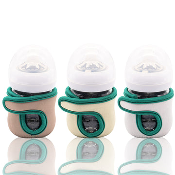Kanudle Sleeve Covers For 4 Oz Philips Avent Glass Baby Bottle | Adjustable Sleeves | Heat And Cold Retention | Neoprene - Juice
