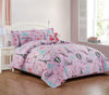 Sapphire Home 8 Piece Poodle Full Bedding Set For Girls, Bed In A Bag, Kids Comforter Set With Bed Sheets, Pillow Case, Toddler