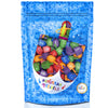The Dreidel Company Wood Multi-Colored Dreidels Medium Sized Hanukkah Draydels With English Transliteration (100-Pack)