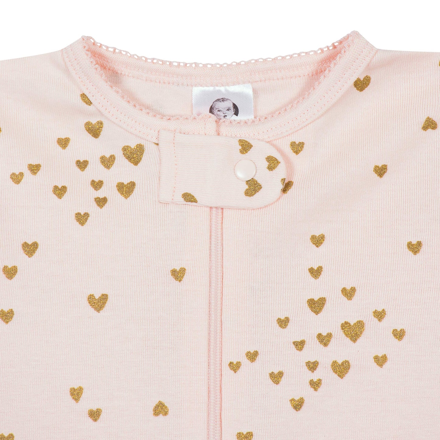 Gerber Baby Girls' 2-Pack Footed Pajamas, Love Pink, 24 Months
