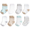 Touched By Nature Baby Organic Cotton Socks, Neutral Mint, 12-24 Months
