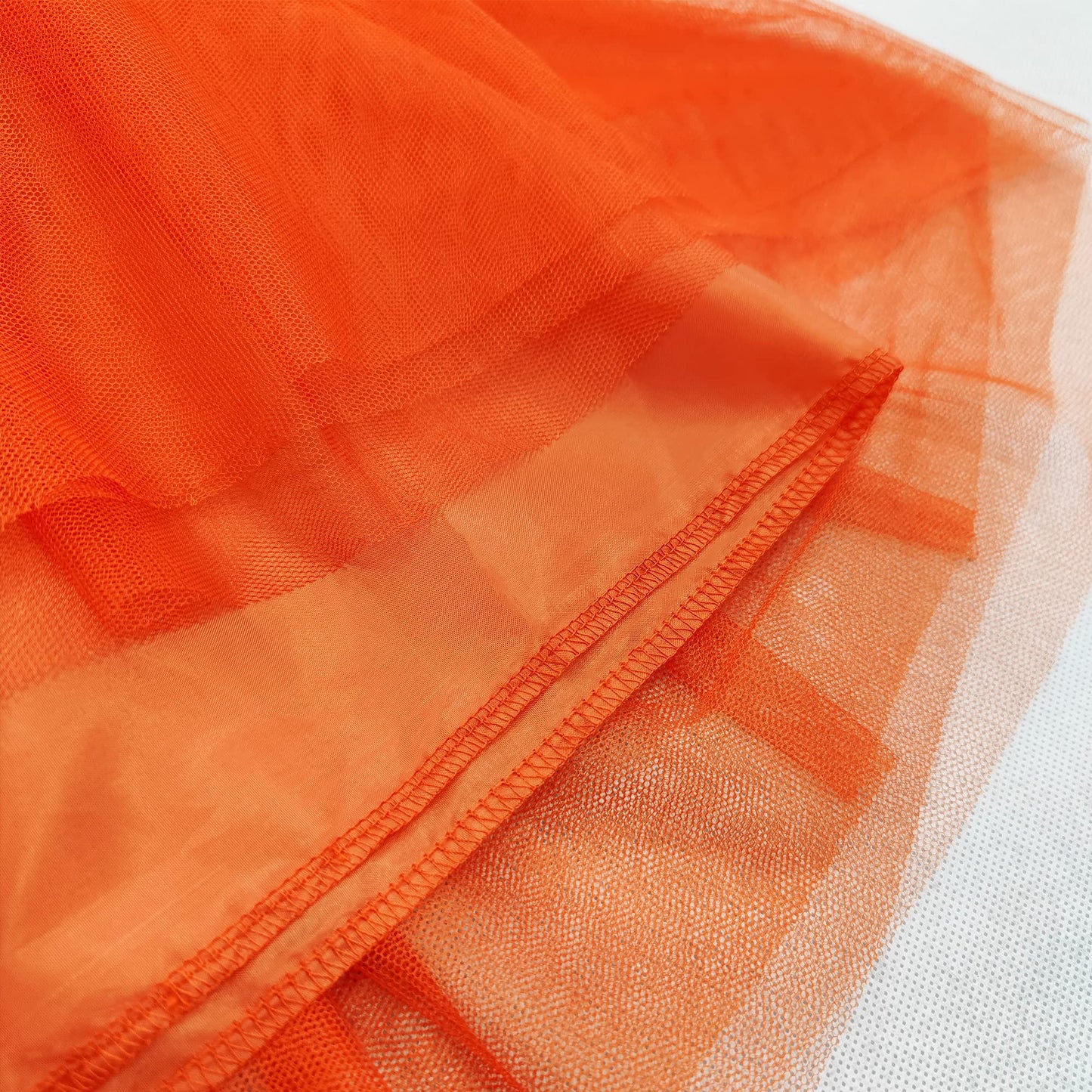 Halloween Tutu Dress Toddler Gilrs Kids Long Sleeve Graphic Tulle Pumpkin Dress Outfit 4-5T