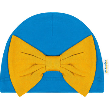 Nfl Baby Girls' 3Pc Bodysuit, Footed Pant, & Cap Set, Los Angeles Chargers, 3-6 Months