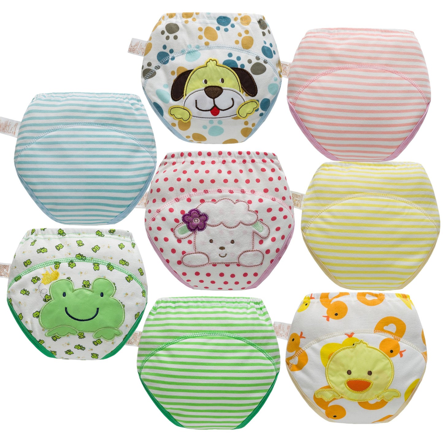 Skhls Baby Toddler Thick Absorbent Potty Training Pants Underwear 8 Pack 4T