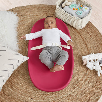 Evolur Eva Baby Changing Pad In Fuschia Pink, Soft, Lightweight And Portable Changing Pad, Fits All Changing Table, Waterproof F