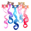 5- Colored Hair Clips For Girls Hair Extensions For Kids Glitter Cute Unicorn Bows For Toddler Kids Hair Accessories For Little