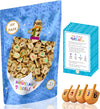 The Dreidel Company Wood Dreidels Hanukkah Draydel With English Transliteration & Instruction Cards (500-Pack)