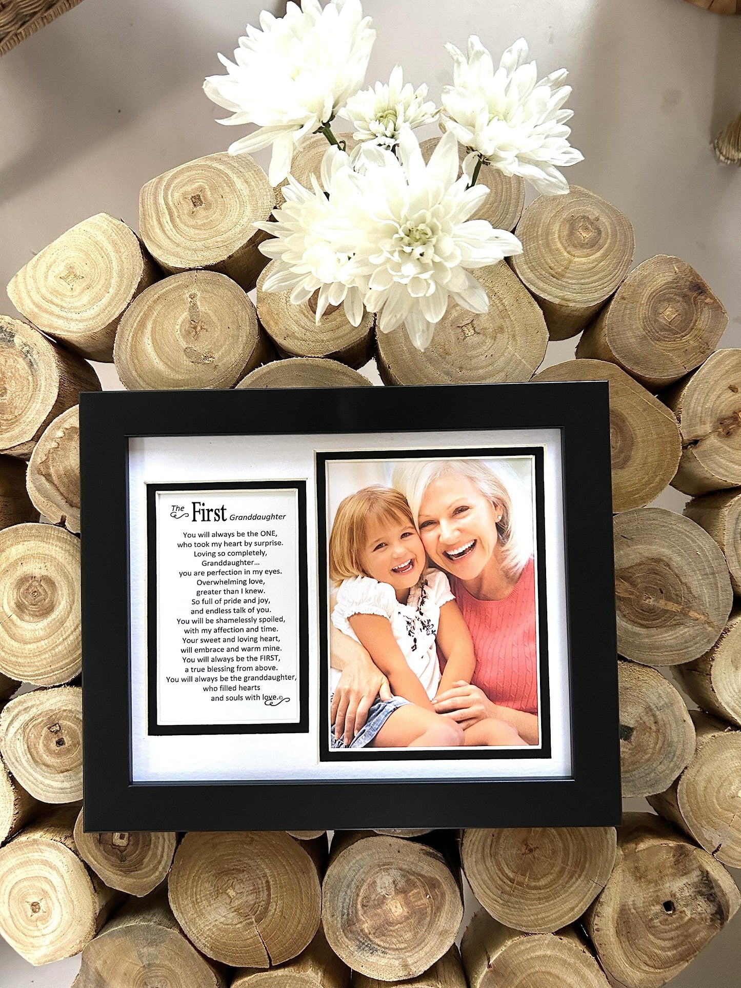 The Grandparent Gift Frame Wall Decor, First Granddaughter