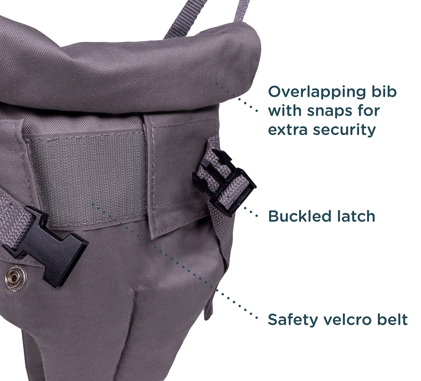 Jolly Jumper *Iconic* - New Grey Safari Saddle - The Original Baby Exerciser. Trusted By Parents And Loved By Babies For Over 75