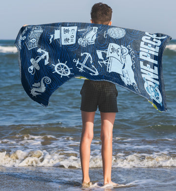 Jay Franco One Piece Bath Pool Beach Towel - Kids Super Soft & Absorbent 100% Cotton Towel, Measures 28 X 58