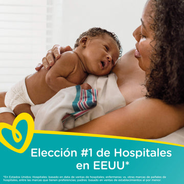 Pampers Swaddlers Disposable Diapers Newborn, Size N, 120 Count, Giant