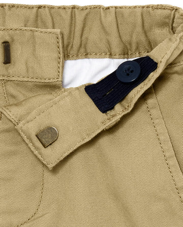 The Children'S Place Baby Boys' And Toddler Stretch Chino Pants, Flax Single, 18-24 Months