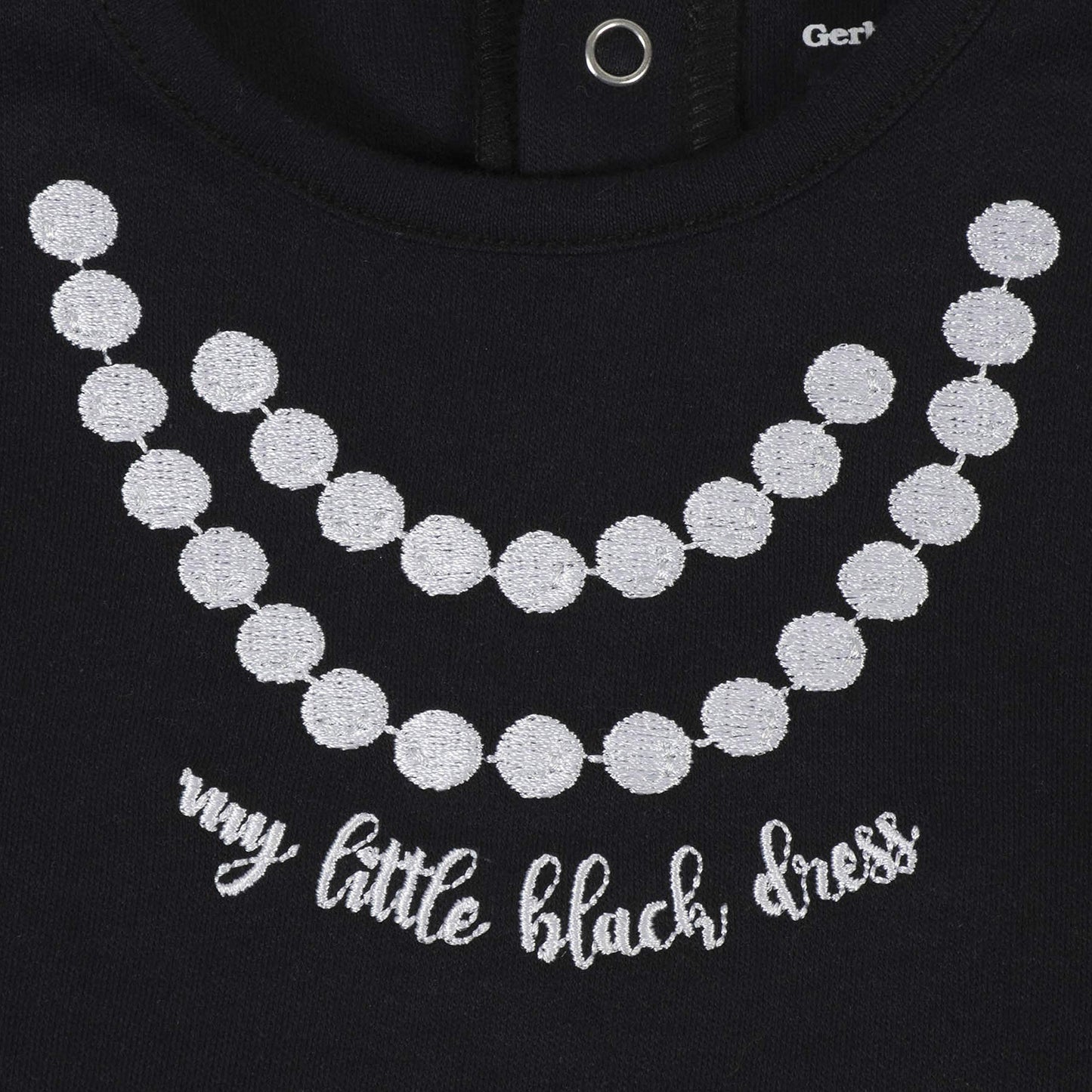 Gerber Baby Girls' Bodysuit With Tutu Skirt, Black Dress, 0-3 Months