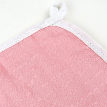 Honestbaby Organic Cotton Multi-Layer Burp Cloths Multipack, 4-Pack Peach Skin Painted Buffalo Check, One Size