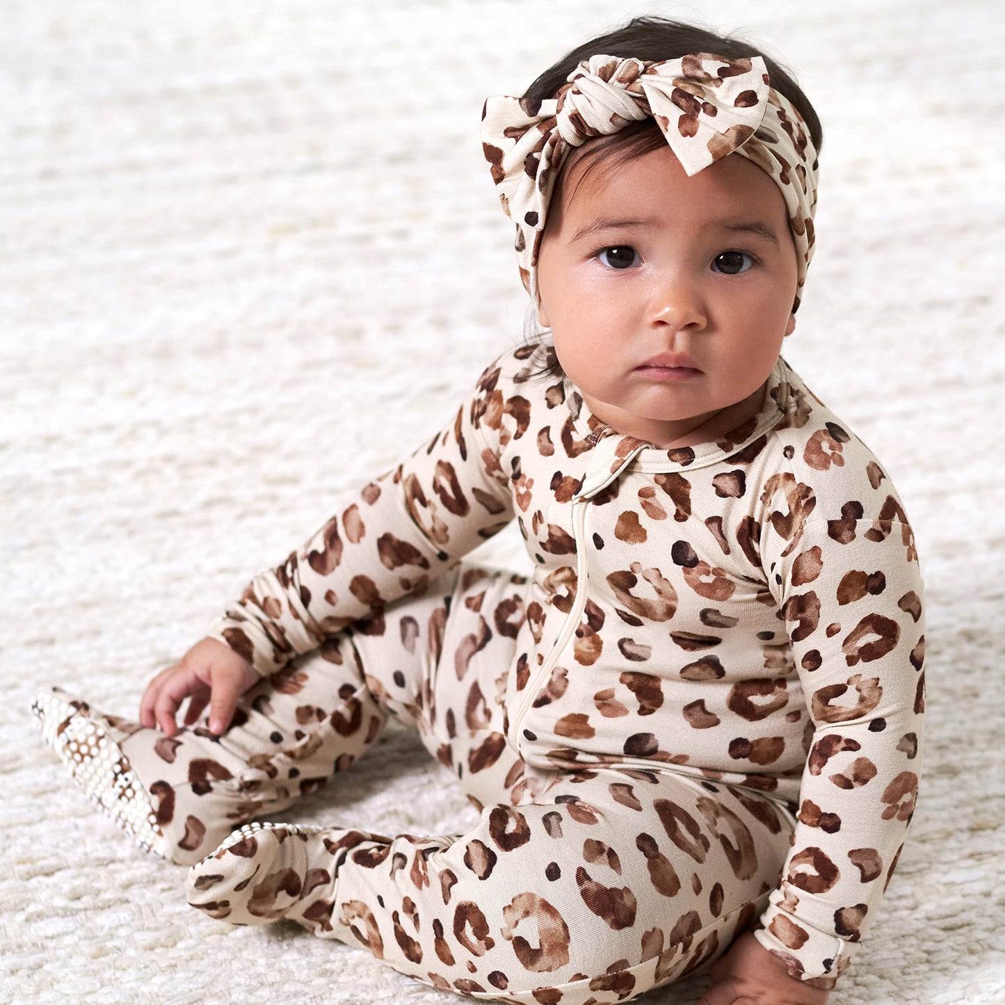 Gerber Unisex Baby Toddler Buttery Soft 2-Piece Snug Fit Pajamas With Viscose Made From Eucalyptus, Leopard, 5T