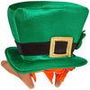 Rasta Imposta Leprechaun Top Hat With Ears, Green, One Size